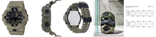 G-Shock Men's Analog-Digital Beige Resin Strap Watch 53mm